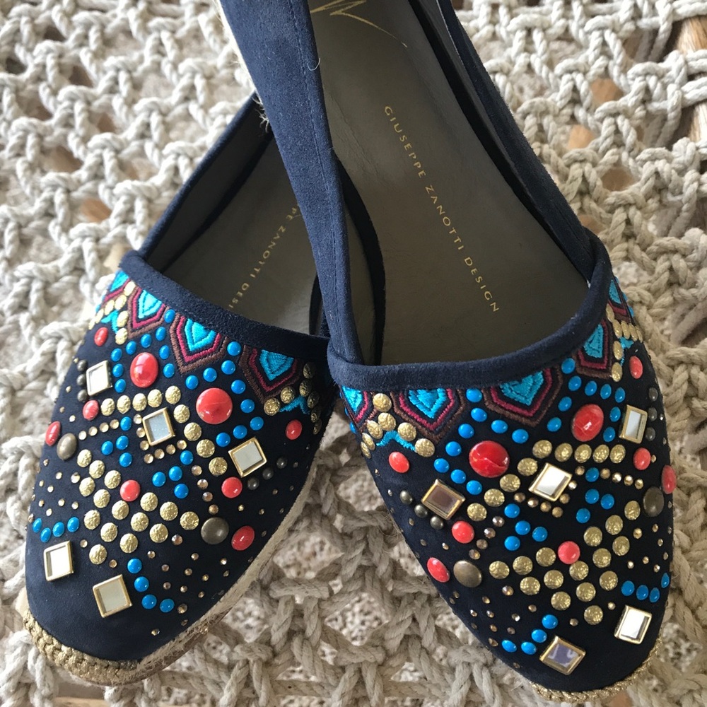 Giuseppe Zanotti embellished espadrilles